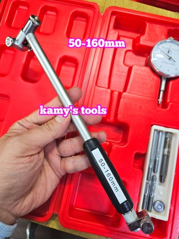 50-160mm Đồng hồ đo lỗ trong xy lanh chính xác độ sai số 0.01mm