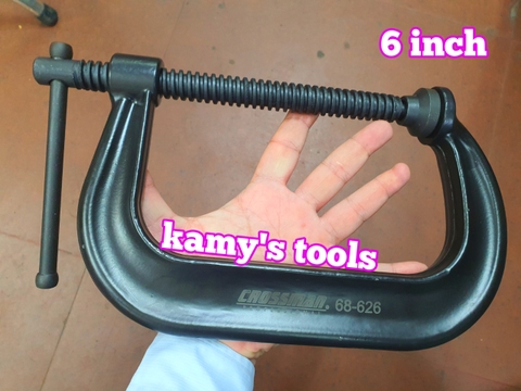 Cảo chữ C 6 inch 150mm Crossman model 68-626 thép đúc