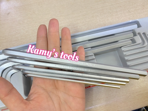 Bộ lục giác 8 cây hệ mét Kingtony 3-14mm model 20208MR01