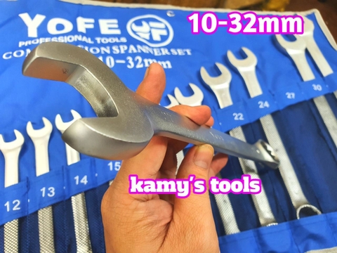 Bộ cờ lê vòng miệng Yofe 14 cây 10mm-32mm