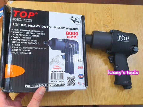 Súng siết mở bulong bằng khí nén 2 búa cao cấp Top model PAW-04006