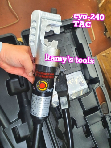 CYO-240 Kìm ép cos thủy lực Tai Cheng TAC ép lục giác 10 tấn 16-240mm2