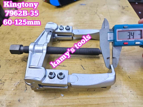 Cảo 2 chấu chữ H trượt Kingtony 7962B-35 mở trong 60-125mm