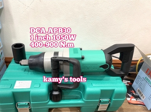 Máy siết bulong vặn tháo mở ốc bằng điện 1 inch DCA APB30 1050w 400-900Nm