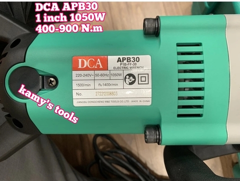 Máy siết bulong vặn tháo mở ốc bằng điện 1 inch DCA APB30 1050w 400-900Nm