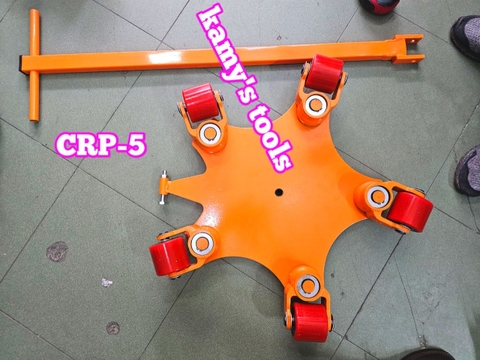 Con rùa lăn chuyển hàng xoay 360 độ 4 tấn CRP-5 với 5 bánh xe có tay cầm điều hướng Kawasaki