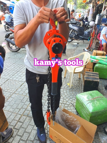 Pa lăng xích lắc tay Nitto 1.5 tấn 1.5m (1.5 mét) VR-15 cao cấp