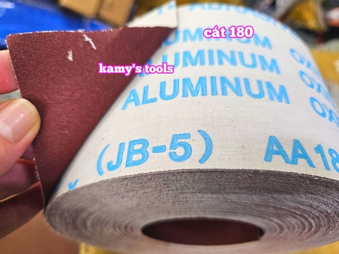 Nhám vải cuộn JB-5 cát AA-80 AA-100 AA-120 AA-150 AA-180 AA-240 AA-320 AA-400 AA-600