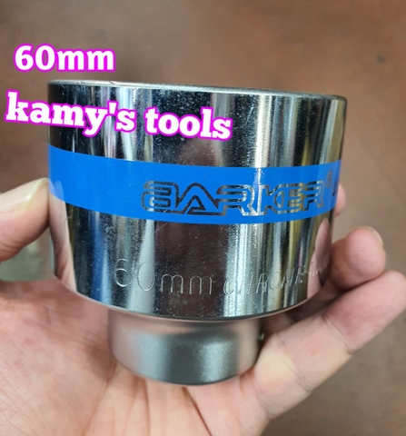 Đầu tuýp khẩu Barker 3/4 inch lục giác 6 cạnh bông 12 cạnh 54mm 55mm 60mm 63mm 65mm