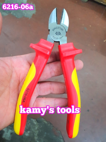 Kìm cắt cách điện 1000V Kingtony 6 inch model 6216-06A