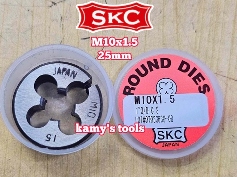 Bàn ren SKC M10x1.5 (10x1.5) đường kính 1 inch 25mm SKC-432510A