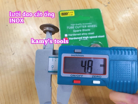 Lưỡi dao cắt ống inox OPT đường kính 17mm sử dụng cho dao cắt ống TC-201 TC-106S và các loại khác chính hãng đài loan