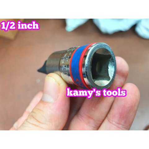 Đầu tuýp vít dẹp lỗ 1/2 inch Kingtony 8mm 10mm 12mm 14mm 16mm model 402208 402210 402212 402214 402216