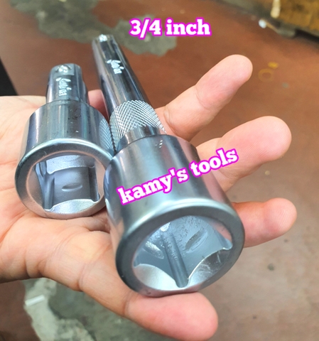 Cần nối, khúc nối tuýp 3/4 inch Santa 4 inch 8 inch 100mm 200mm, cần tuýp nối