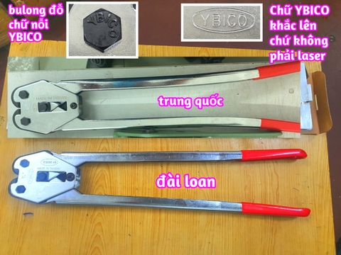 Kìm bấm kẹp bọ đai nhựa 16mm 19mm Ybico C3016 dài 490mm chính hãng
