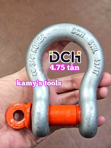 Ma ní omega chốt vặn ren SHBC-005 DCH 4.75 tấn 3/4 inch đường kính ty ren 22mm