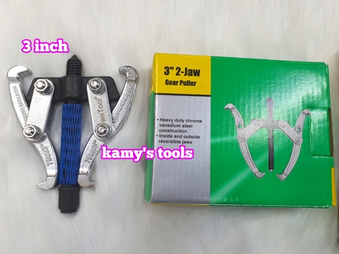 Cảo 2 chấu 3 inch 75mm và 4 inch 100mm Wetools thép Chrome Vanadium cao cấp, vam 2 chấu