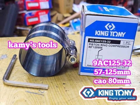 Cảo vô bạc xéc măng ép piston Kingtony 9AC125-32 cao 80mm mở 57-125mm