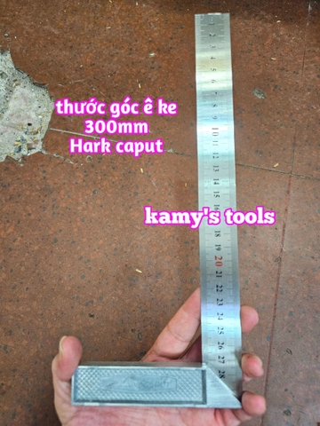 Thước ê ke đo góc vuông 25cm 30cm 50cm Hark Caput 250mm 300mm 500mm
