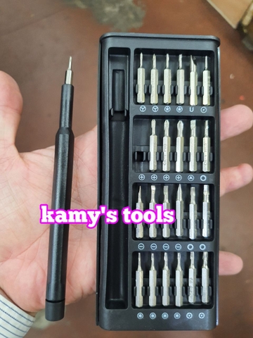 Bộ tua vít nam châm 24 chi tiết 6024 bằng thép sửa chữa điện thoại laptop máy móc tiện dụng đa năng