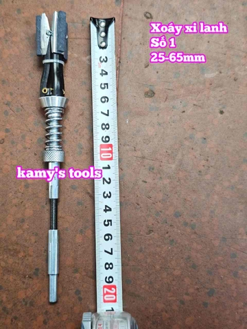 Dụng cụ doa mài xoáy lòng xy lanh động cơ 1 inch 25-65mm dài 200mm L+R+T và Bộ 3 đá mài (bán lẻ từng món)