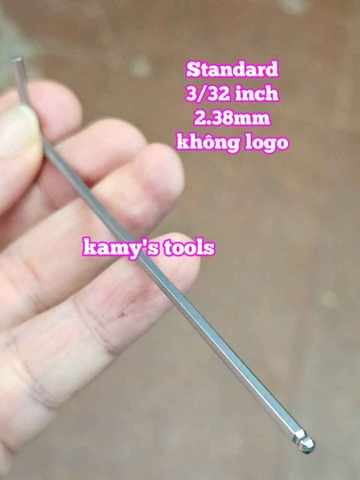 Lục giác bi hệ inch Standard 3/32 inch 2.343mm dài 112x20mm STD-68332