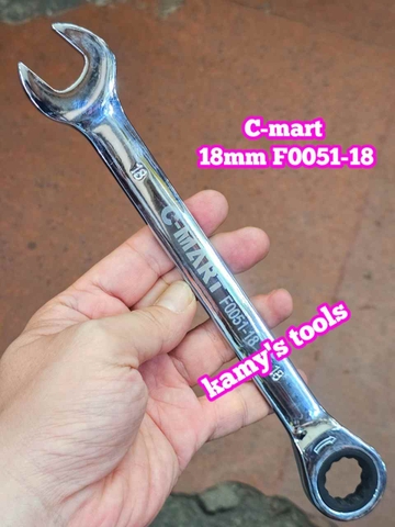 Cờ lê vòng miệng tự động C-mart 14mm 15mm 16mm 17mm 18mm 19mm F0051-14 F0051-15 F0051-16 F0051-17 F0051-18 F0051-19