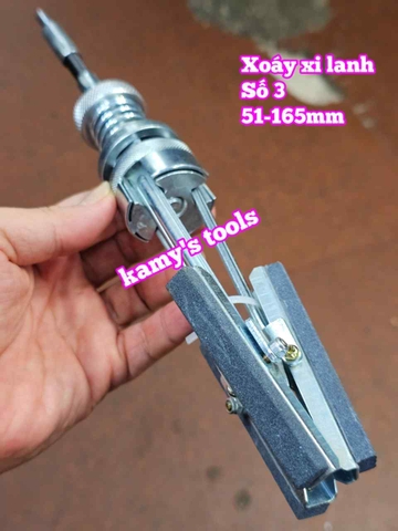 Dụng cụ doa mài xoáy lồng xy lanh động cơ 3 inch 51-165mm dài 300mm L+R+T và Bộ 3 đá mài (bán lẻ từng món)