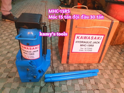 Đội móc 15 tấn đội đầu 30 tấn kích móc MHC-15RS Kawasaki kích chân 15 tấn