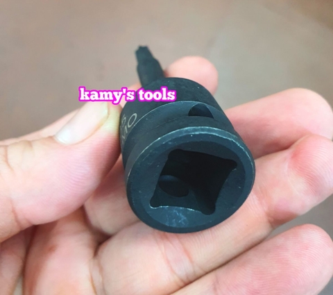 Đầu tuýp lú đầu bông sao 1/2 inch dài 78mm T25 T27 T30 T35