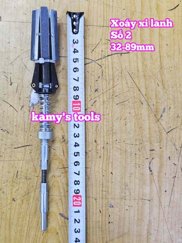 Dụng cụ doa mài xoáy lòng xy lanh động cơ 2 inch 32-89mm dài 230mm L+R+T và Bộ 3 đá mài (bán lẻ từng món)