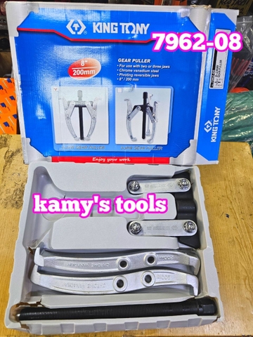 7962-08 Cảo 2 chấu Kingtony 8 inch 200mm mở 95-200mm, vam 2 chấu 8 inch