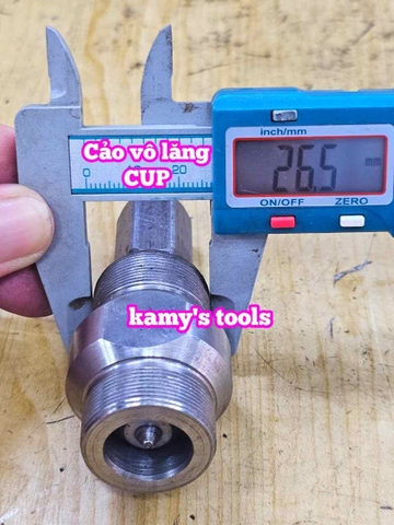 Vam cảo vô lăng xe cup 2 đầu răng ngoài 26mm Santa 50-0Cup