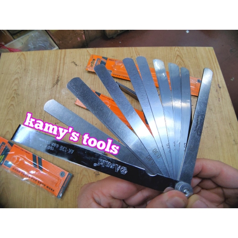 Thước Căn Lá, Thước Lá Căn Chỉnh Cò Xu Pắp Asaki Ak-0137 Ak-0139 Ak-0141 Ak-0142 Loại 17 Lá bán lẻ từng cây