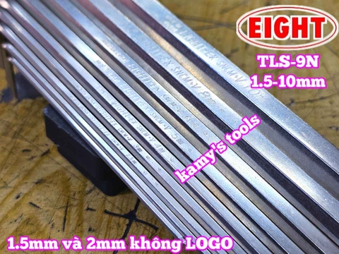 Bộ lục giác bi 9 chi tiết 1.5-10mm Eight TLS-9N