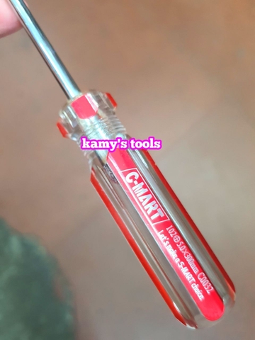 Tua vít bake dẹp 5mm dài 75mm 100mm 125mmm 150mm 200mm 300mm model C0032 C-mart
