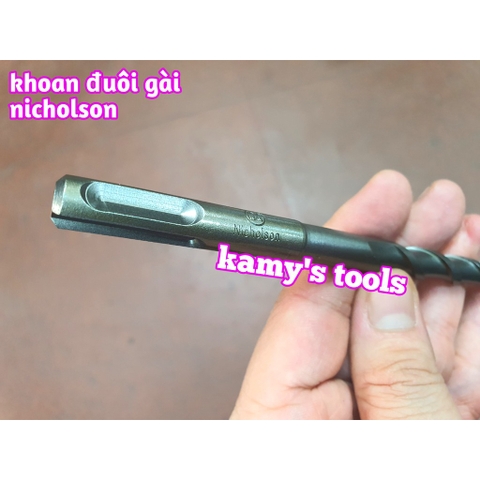 Mũi khoan bê tông đuôi gài Nicholson cao cấp 8mm 10mm 12mm 14mm 16mm