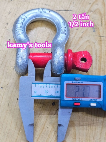 Ma ní omega 2 tấn 1/2 inch đường kính ty ren 15mm