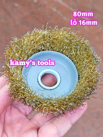 Chén cước bánh cước đánh rỉ sắt dày 3cm đường kính 80mm lỗ 16mm