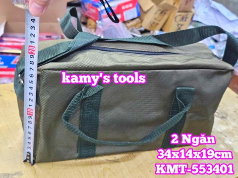Túi đựng đồ nghề nhỏ 2 ngăn 34x14x19cm Kamytools KMT-553401