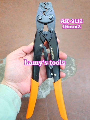 AK-9112 Kìm bấm cos Asaki 16L dài 275mm 1.25-16mm2