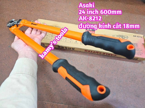 Kìm cắt cáp điện lõi đồng nhôm Asaki 24 inch 600mm AK-8212 đường kính cắt 18mm