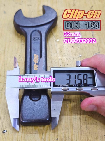 Cờ lê miệng đóng 32mm DIN133 Clip-On CLO-932032