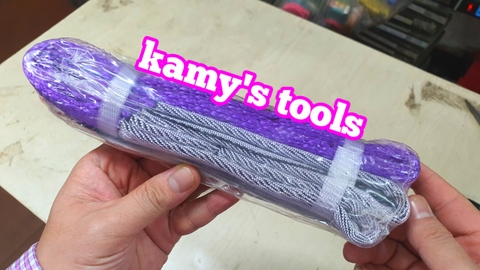 Dây cáp vải cẩu hàng bản dẹp 1 tấn, Hệ số 5:1, dài 1m-10m