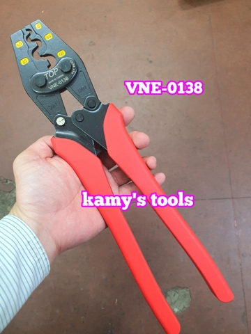 Kìm bấm cos nhanh trợ lực TOP 5.5-38mm2 model VNE-0138