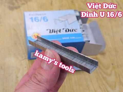 Đinh bấm ghim 16/6 Việt Đức hộp 5000 cái