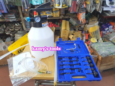 13 chi tiết bình bơm dầu hộp số tự động ô tô bằng khí nén bình 6 lít kamytools