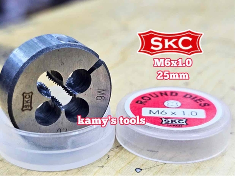 Bàn ren SKC M6x1.0 (6x1.0) đường kính 25mm Nhật SKC-432506A