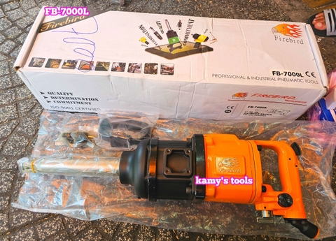 FB-7000L Máy vặn xiết bulong bắn siết tháo mở ốc  Firebird 1 inch mở tối đa 55mm