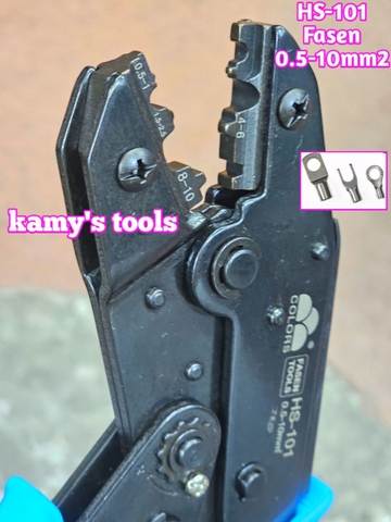 Kìm bấm cos Fasen HS-101 dài 9 inch 220mm 1.5-10mm2